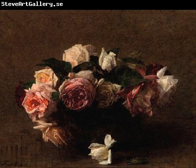 Henri Fantin-Latour Fleurs roses, sin fecha